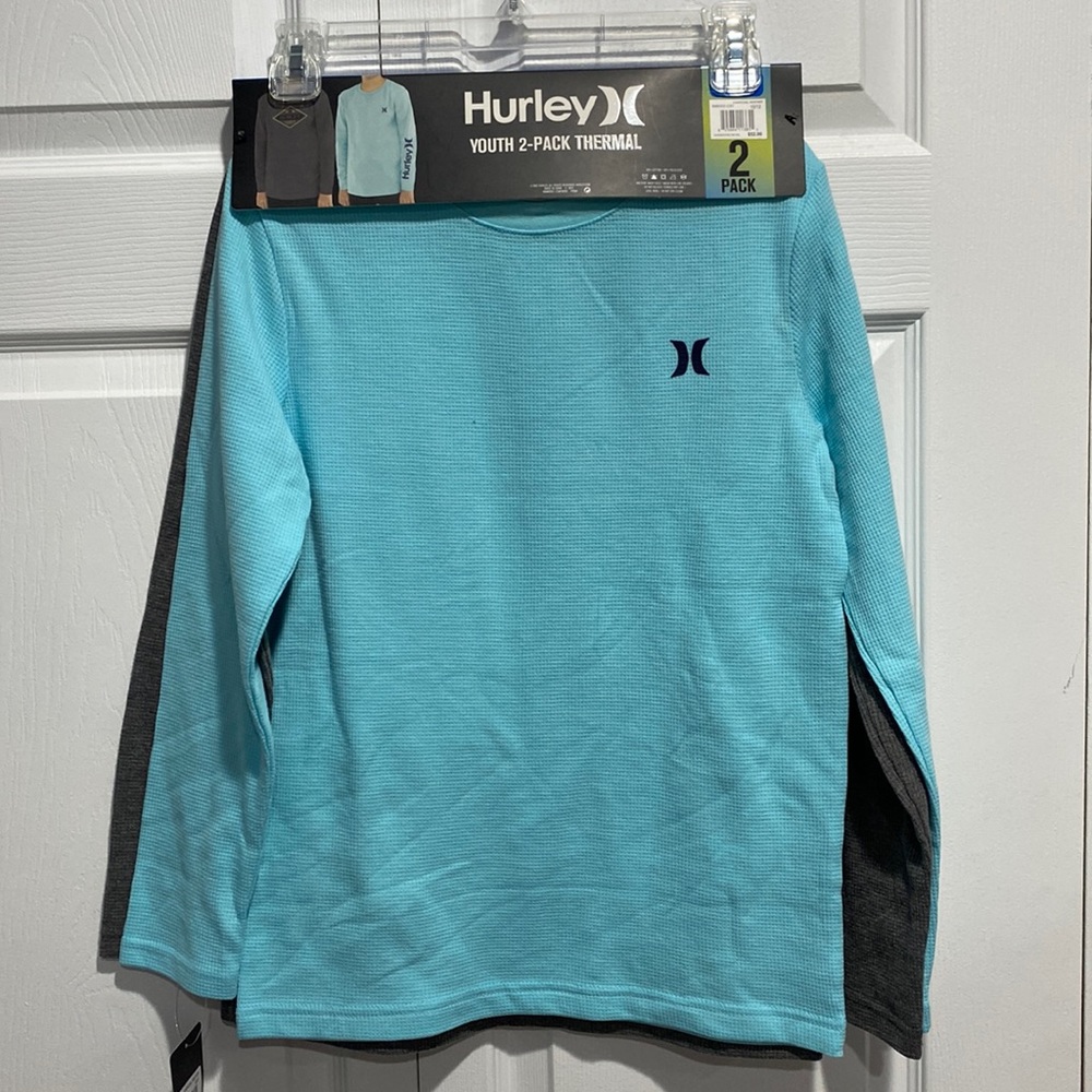 Boy’s thermal long sleeve tops 2 pack